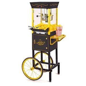 Nostalgia Chariot Professionnel Popcorn Machine
